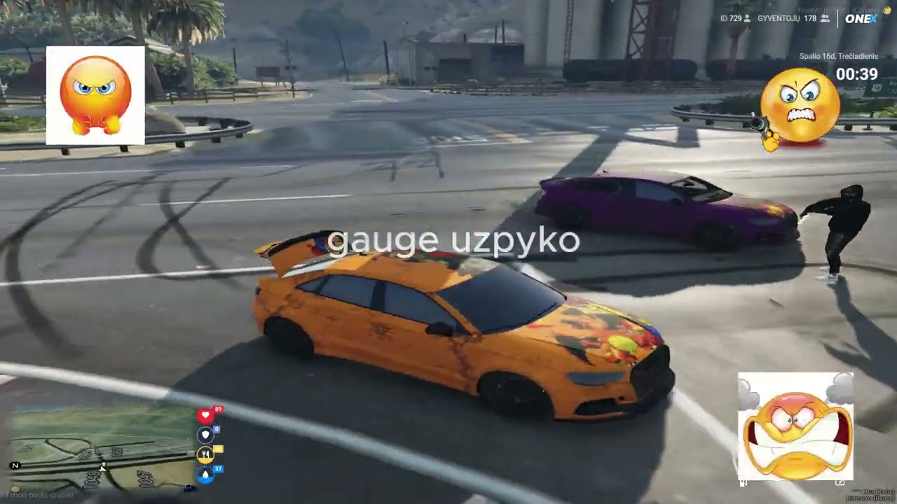 ONEX.LT | juodu gangas bet orandziniai