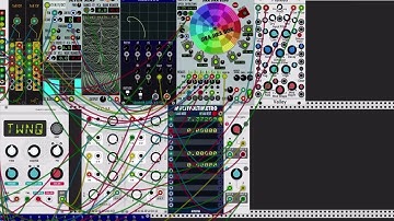 One glorious hour of musical modular synth noises and spaceship sounds vcv rack mirack iOS #noise