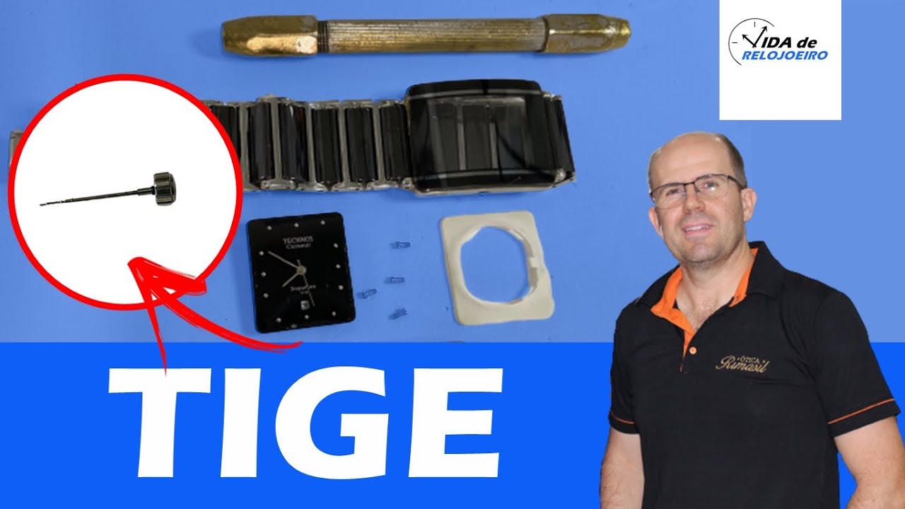 Como trocar a tige do relógio - Passo a passo