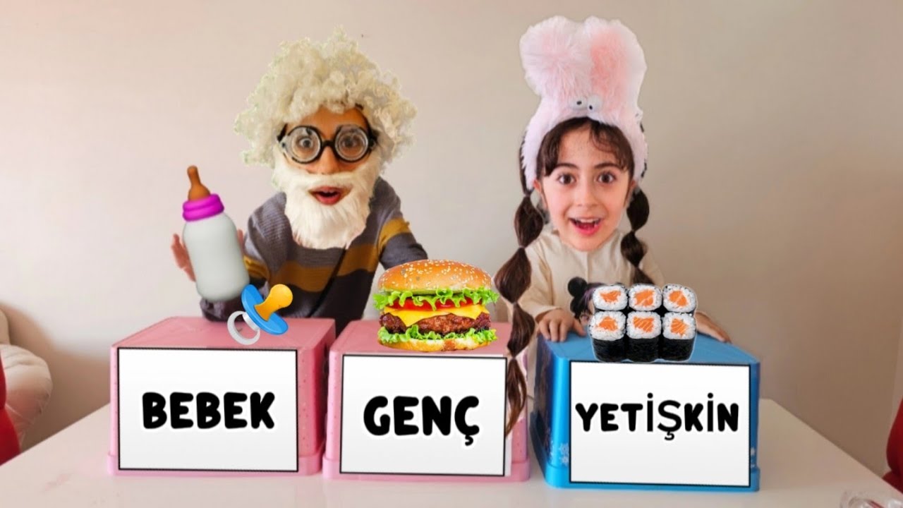 BEBEK  ,GENÇ  veya YETİŞKİN YEMEK YARIŞMASI  !? ESMA ماما جابت بيبي - جنى مقداد | طيور الجنة