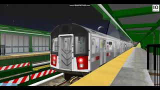 OpenBVE New R152 and New R153 Previews with Nyc subway faces