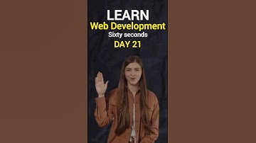 Learn Web Development Series Day 21 |  #coding #learnhtml5andcss3 #programming #webdevelopment