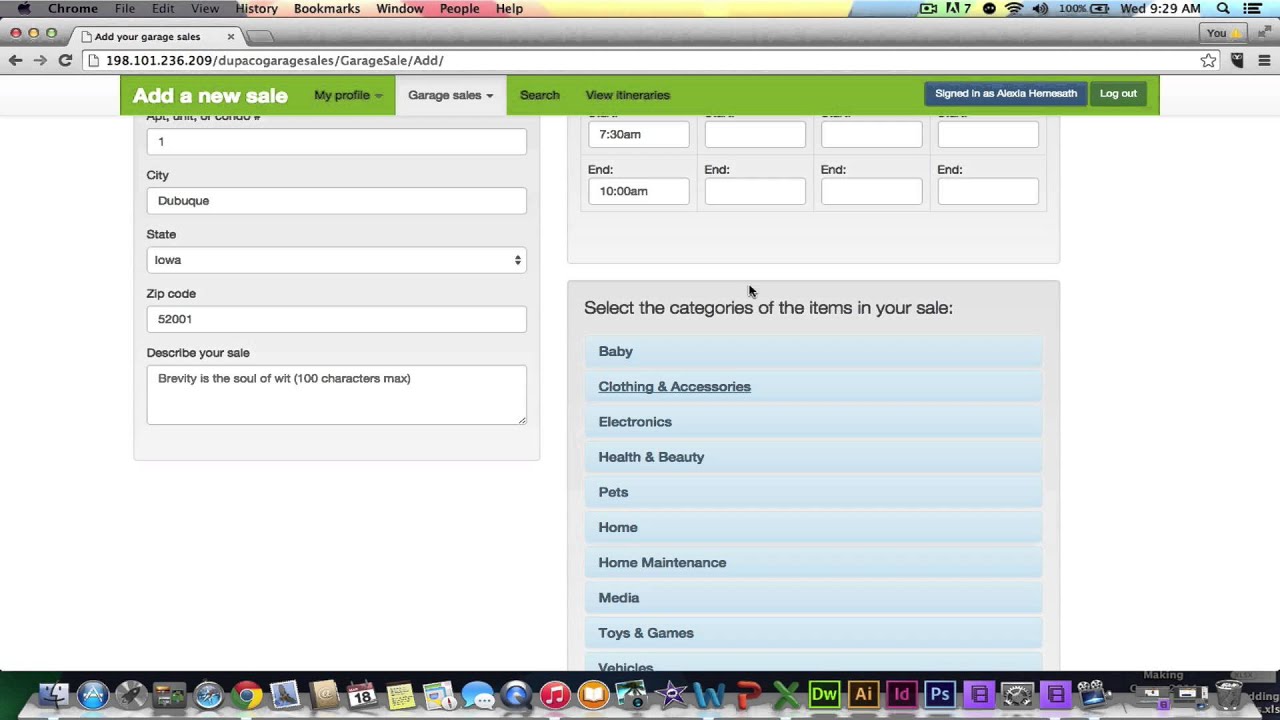 Adding your Sale to Dupaco's CommunityWide Garage Sale Site YouTube