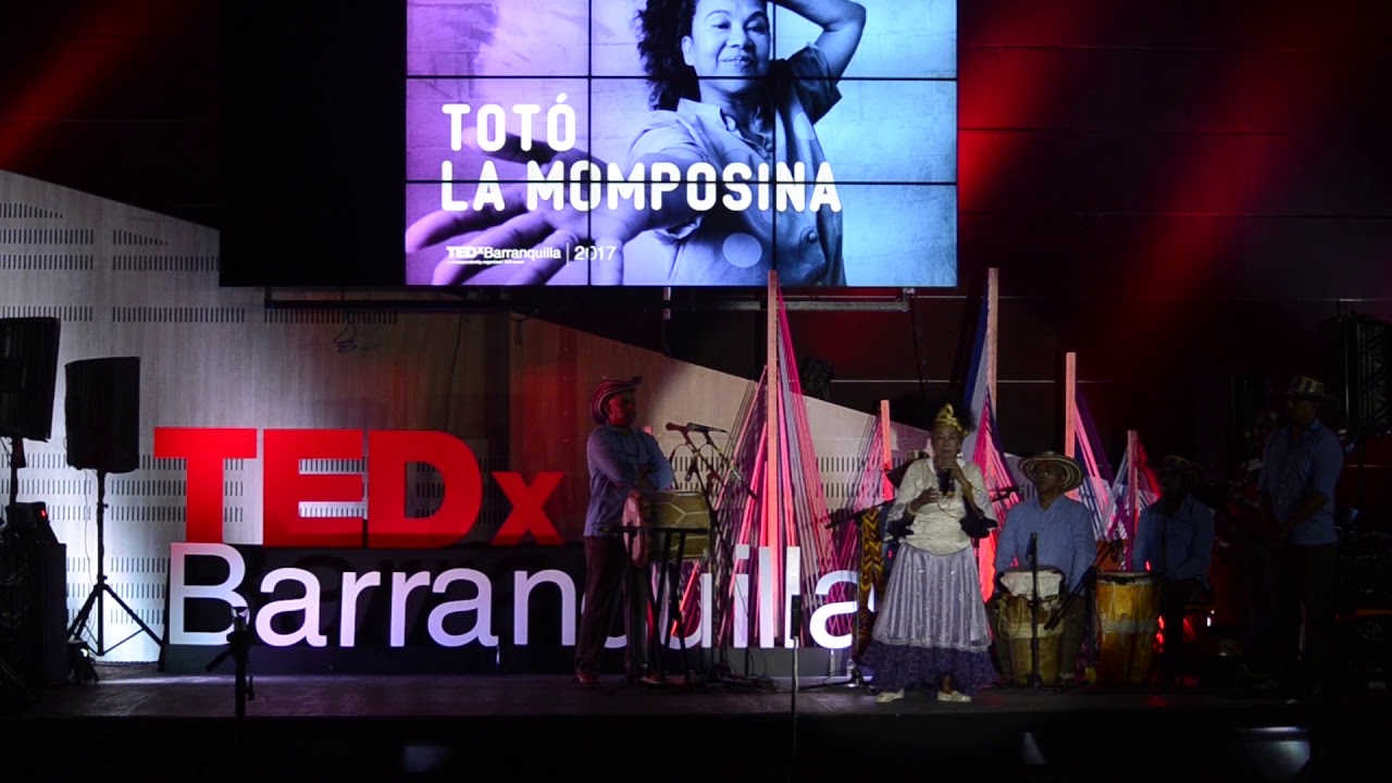 Cantadoras y el sentido de pertenencia | Totó La Momposina Sonia Bazanta de Oyaga | TEDxBarranquilla