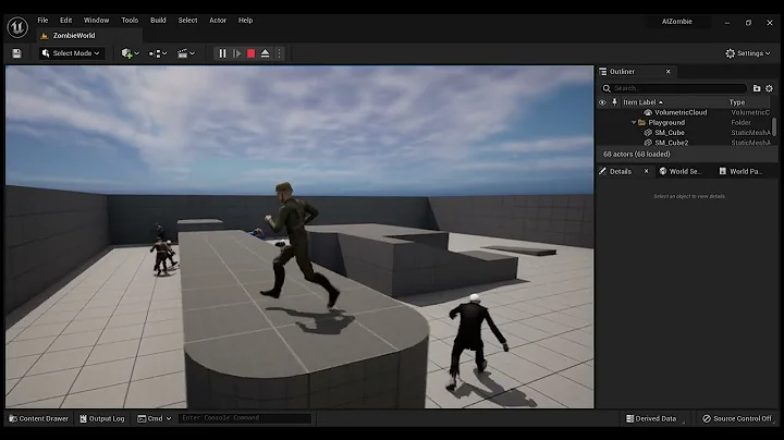 AIZombie - Demo - (AI patrol and search) Unreal Engine 5