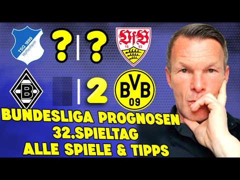 Bundesliga Matchday 32 Predictions 🔥 ALL Picks! | Gladbach vs Dortmund | Bayern vs Heidenheim