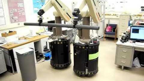 Collaborative transportation by multiple mobile manipulators