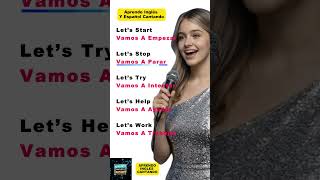 Aprende inglés cantando Canta conmigo frases reales 🎤 compártelo con un amigo #aprenderinglescantan