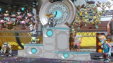 Ratchet and Clank (PS4) - Kalebo III Hoverboard Races | Chaospunishment
