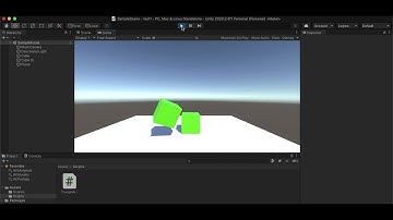 Colliding Cubes Change Color