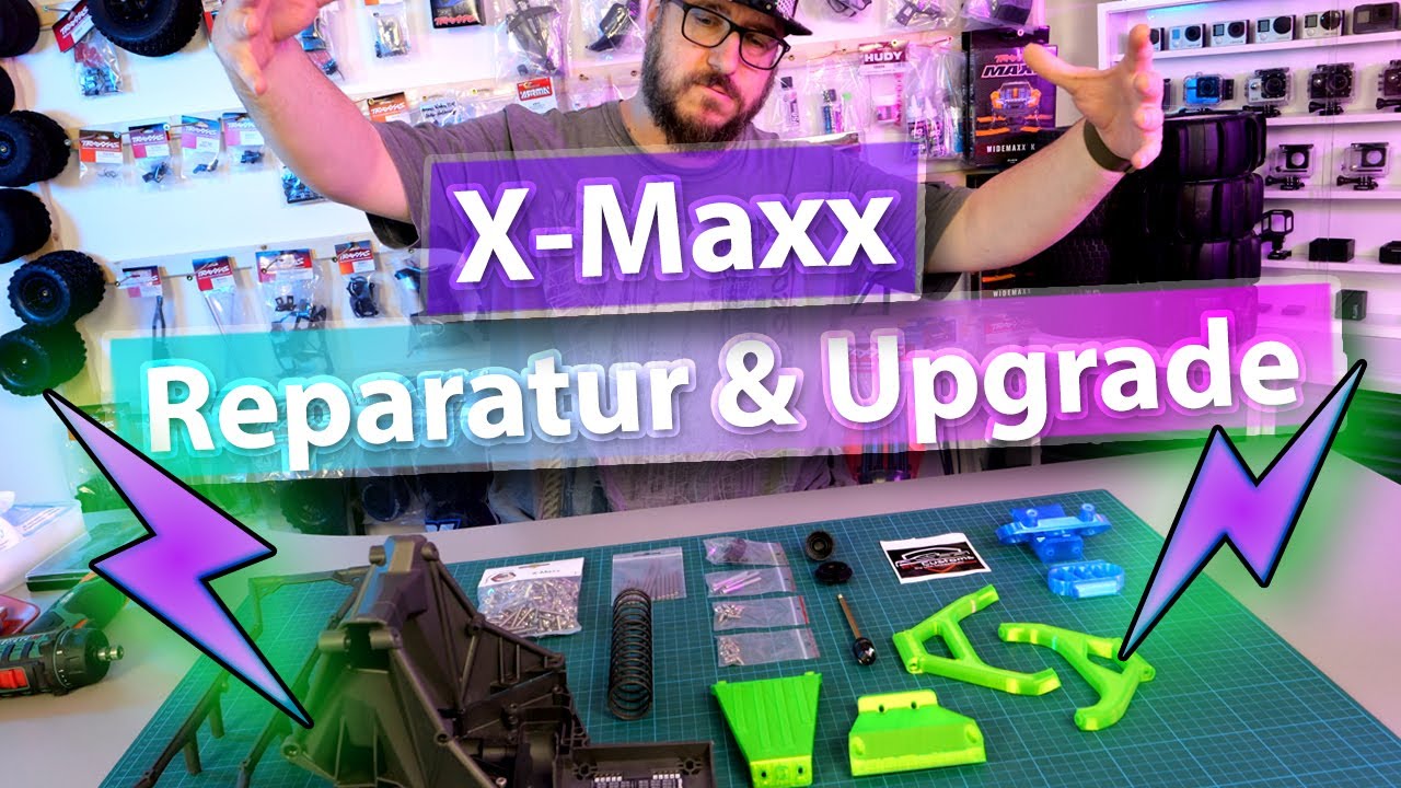 Traxxas XMaxx Reparatur & Upgrade der Stoßfänger YouTube