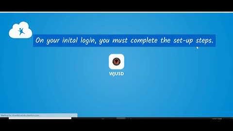 Classlink initial login steps