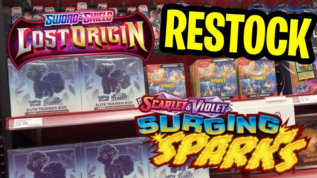Hurry! Lost Origin & Surging Sparks ⚡ Pokémon Cards at Target! - YouTube