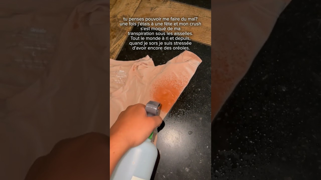 Vetements anti-transpiration et anti-auréoles