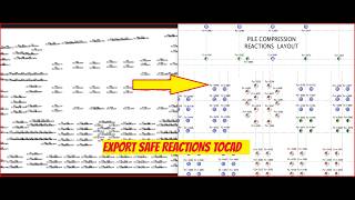 export piles reactions from safe to cad in few minutes| تصدير رياكشنات البايلات من السيف الي الكاد screenshot 2