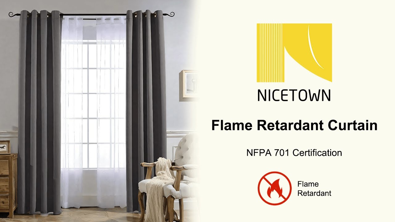 Must-See 🔥 NICETOWN Flame-Retardant Curtains: The Perfect Blend of Home Safety and Style!
