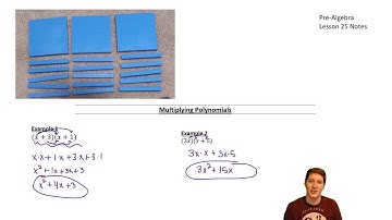 KStevMath - Pre-Algebra Math U See - Multiplying Polynomials - Lesson 25