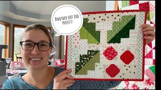 Another quilted hot pad but this time with holly and berries! How to Make a Quilted Hot Pad, VLOG