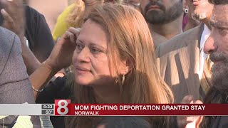 Norwalk mother fighting deportation grateful for supporters after granted stay