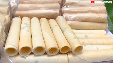 Cách làm Bánh Kẹp Giòn Nước Cốt Dừa Sữa thơm ngon giòn rụm | Gấu Miền Tây