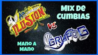Grupo G vs Aarón y su grupo ILUSIÓN 🔥 MIX De Cumbias