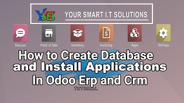 How To Create Database And Install Applications In Odoo