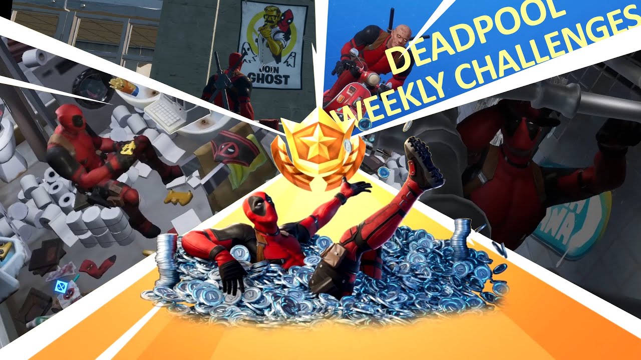 Deadpool Challenges Week 1 to 8 | Chapter 2 Season 2 Fortnite