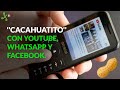 Alcatel 3078: un día con el CELULAR CACAHUATITO con WHATSAPP