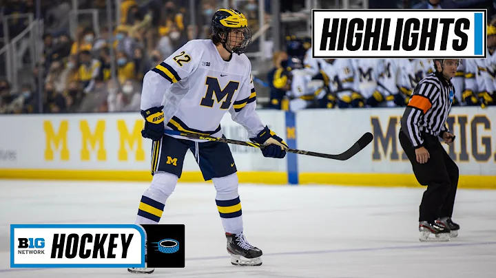 Bowling Green at Michigan | Big Ten Men's Hockey | Highlights | Oct. 2, 2021