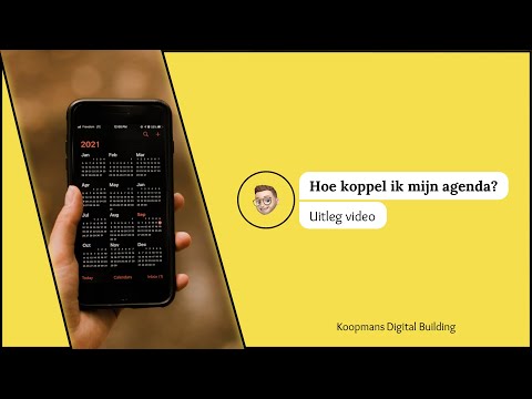 Uitleg: Hoe koppel in mijn agenda aan mijn email