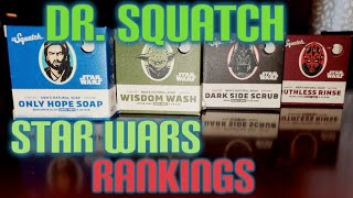 RANKING DR. SQUATCH STAR WARS LINEUP FROM LEAST TO FAVORITE BAR!!