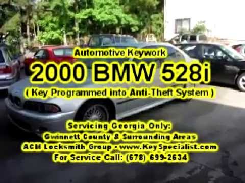 locksmith-duluth-ga:-2000-bmw-528i---new-key-programmed-into-system!