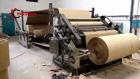 How Corrugated Boxes Are Made? | Oblique Corrugation Machine Working | Krishna Print & Pack