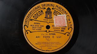 Ah Fors E Lui Verdi Part 1 2 Sung By Madame Victoria Fer, Soprano With Orchestra.
