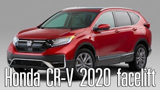 Honda CR-V 2020 facelift and introduction of 212 horsepower - YouTube