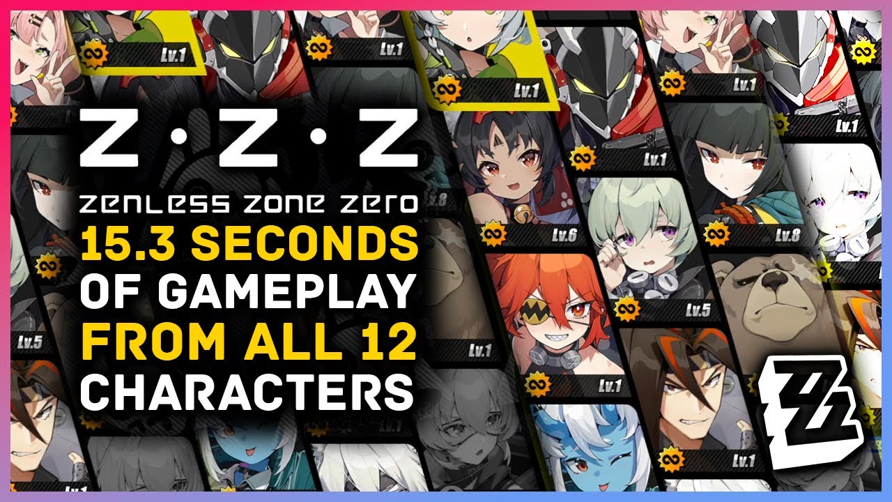 Zenless Zone Zero - 15.3 Seconds of New Gameplay for All Characters Closed  Beta Test! 