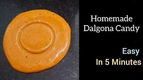 Dalgona Candy Recipe | 2 Ingredient Squid Game Candy | Korean Dalgona Candy | Cooking With Preeti