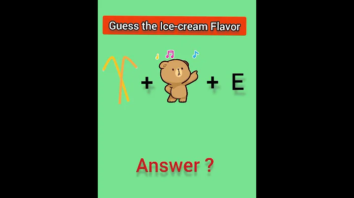 Guess the ice-cream flavor puzzle Emoji Challenge | Odd Puzzle