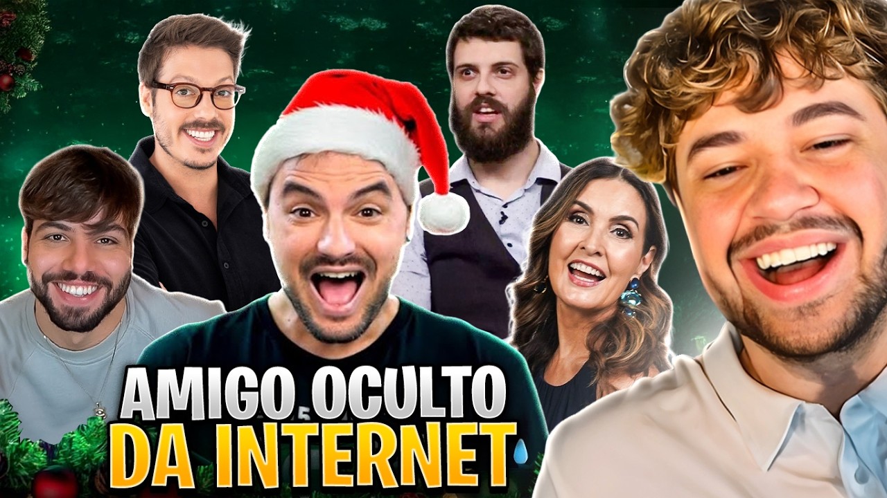 O AMIGO OCULTO MAIS ÉPICO DE TODOS! (TODA INTERNET NELE) - React Felipe Neto
