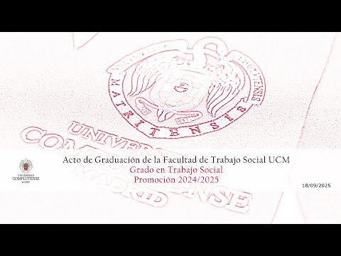 Acto de Graduación de la Facultad de Trabajo Social