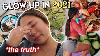 How To ACTUALLY Glow Up in 2021 | What I Eat in a Week & Workouts
