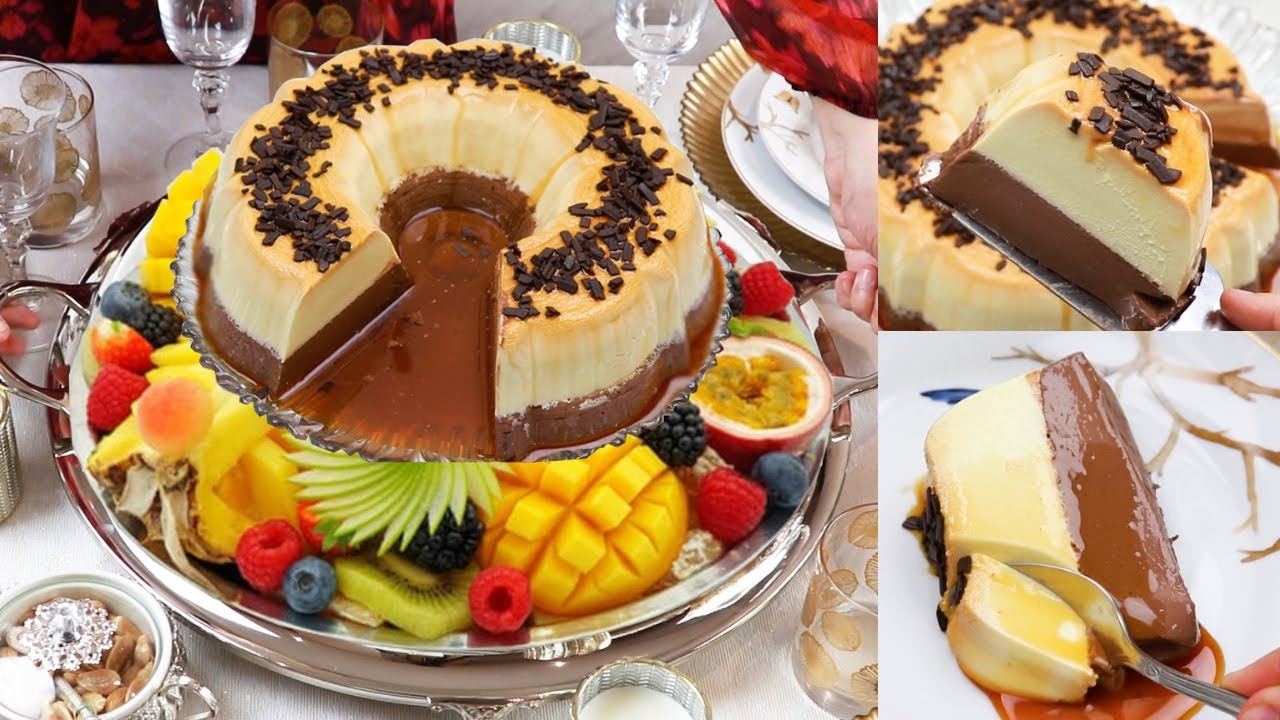 ألذ فلون ،فلان بدون فرن بدون بيض كريمي يدوب بالفم منعش اللي داقه يطلب الوصفة (كريم كراميل)