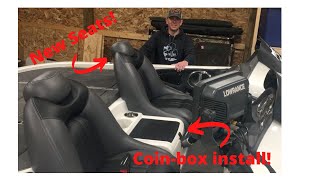 New Ranger bass boat seats and coinbox install!