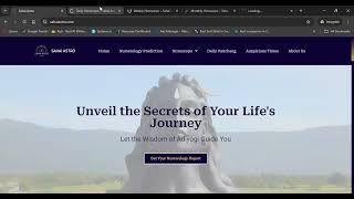 Astrology, Numerology website demo| Online Numerology report, Astrology website kaise banaye screenshot 3