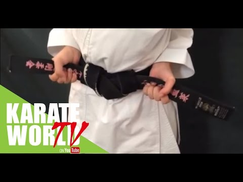 How To Tie An Obi Double Knot ほどけない帯の結び方 ダブルノット Lesson Youtube