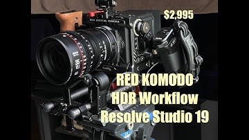 HDR10 Workflow RED Komodo Resolve Studio 19