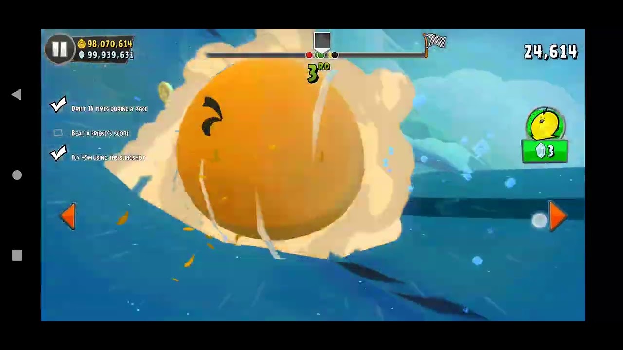 Angry birds go mr plow bubbles orange bird the sub zero sugar ice cracker 