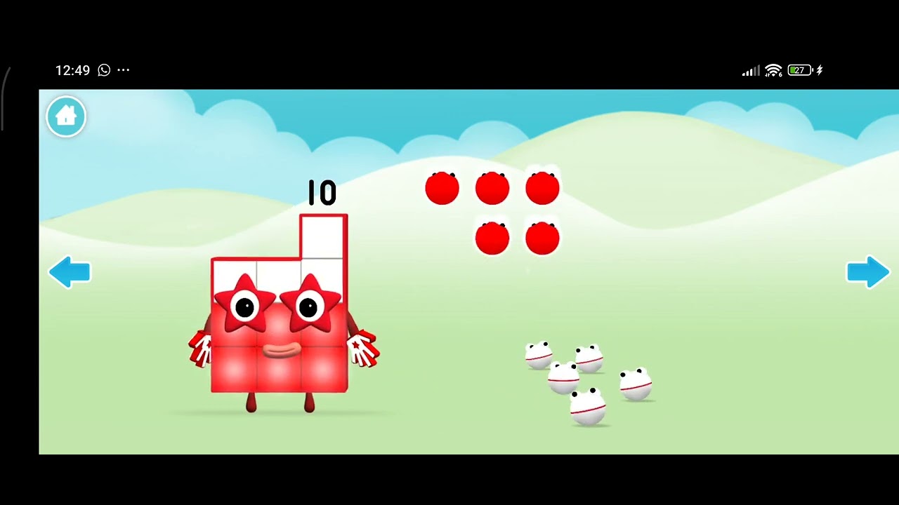 Conoce a los NumberBlocks en español tablet de Relndoo 67 del Android juegos