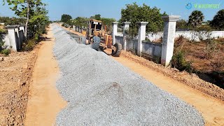 Full Process Activities Grader Spreading Gravel Making Village Roads | Grader Pushing Gravel Driving by W Machinery 3,265 views 1 month ago 1 hour, 50 minutes