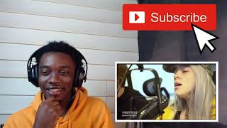 BILLIE EILISH - (Live) OCEAN EYES - WE FOUND NEW MUSIC[ REACTION] 🔥